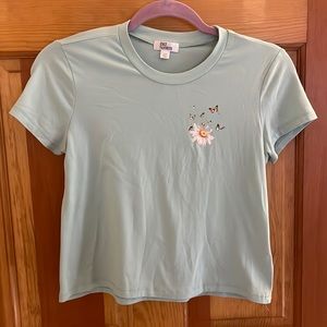 Cult Favorite crop tee for girls size large 14